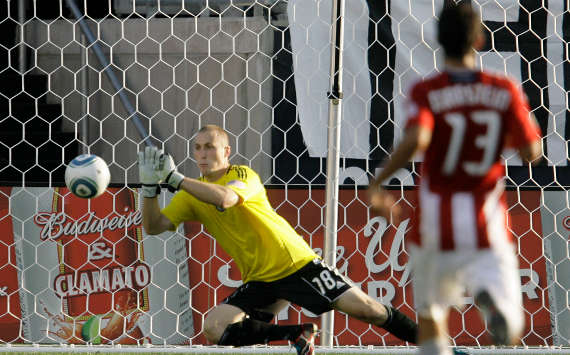 Brad Knighton, Philadelphia Union; Jonathan Bornstein, Chivas USA; MLS (Getty Images)