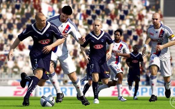 FIFA11 Jostle (Courtesy EA Sports)