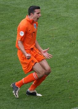 Robin van Persie of Netherlands