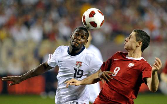 Maurice Edu, USA; Robert Lewandowski, Poland (Getty Images)