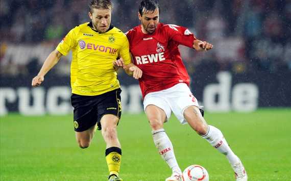 German Bundesliga: 1. FC Cologne - Borussia Dortmund, Jakub Blaszczykowski, Fabrice Ehret (Getty)