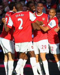 EPL - Arsenal vs Birmingham City, Marouane Chamakh (Getty Images)