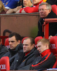 EPL - Manchester United vs West Bromwich Albion,  Sir Alex Ferguson and  Wayne Rooney(Getty Images) 