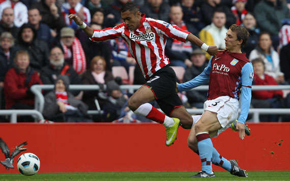 BPL, Sunderland and Aston Villa, Ahmed Elmohamady and Stephen Warnock (Getty Images)