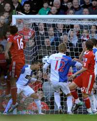 EPL;  Sotiros Kyrgiakos,   Liverpool vs Blackburn(Getty Images)