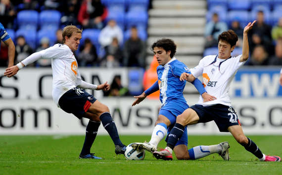 Jordi Gomez, Wigan Athletic; Chung-Yong Lee, Stuart Holden, Bolton Wanderers; EPL (Getty Images)