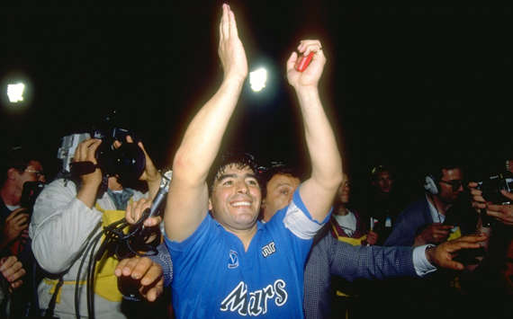 Maradona 1989 (Getty Images)