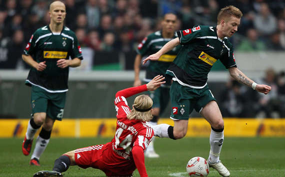 Bundesliga: Borussia Monchengladbach - Bayern Munich, Tymoshchuk, Reus (Getty Images)