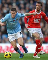 EPL : James Milner - Barry Ferguson , Manchester City vs Birmingham City (Getty Images) 