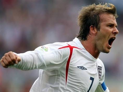 Beckham Goal Celebration on Goal Com   In Association With Coca Cola  Are Counting Down The Top 50