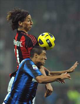 Ibrahimovic e Cordoba - Inter-Milan (Getty Images)