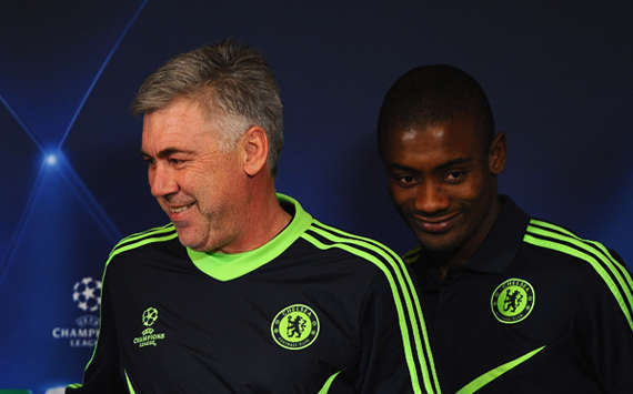 Carlo Ancelotti & Salomon Kalou, Chelsea (Getty Images)
