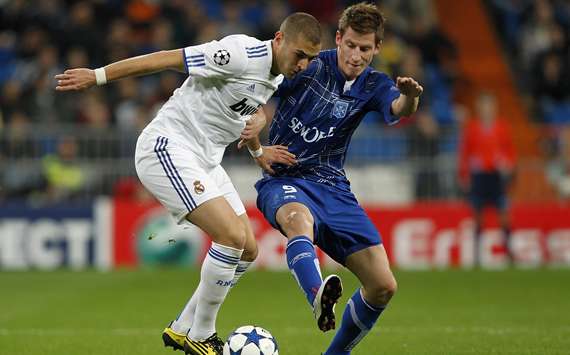 Benzema, Birsa, Real Madrid, Auxerre (Getty Images)