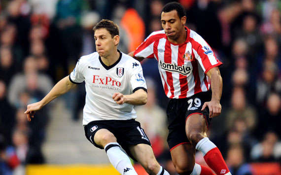 BPL, Fulham and Sunderland, Zoltan Gera and Anton Ferdinand (Getty Images)