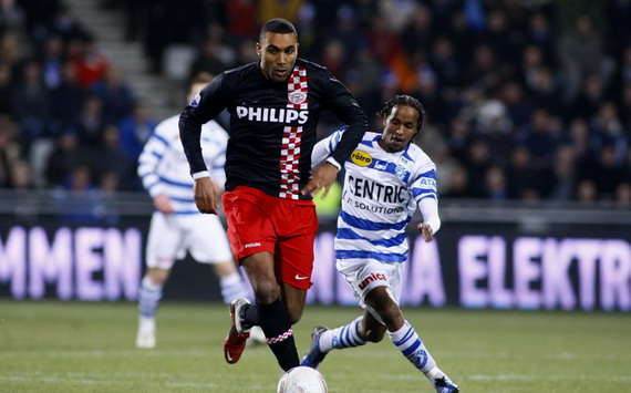 Orlando Engelaar and Youssouf Hersi, De Graafschap - PSV (PROSHOTS)
