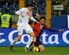 Edinson Cavani (N), Andrea Ranocchia (G) - Genoa-Napoli - Serie A (Getty Images)
