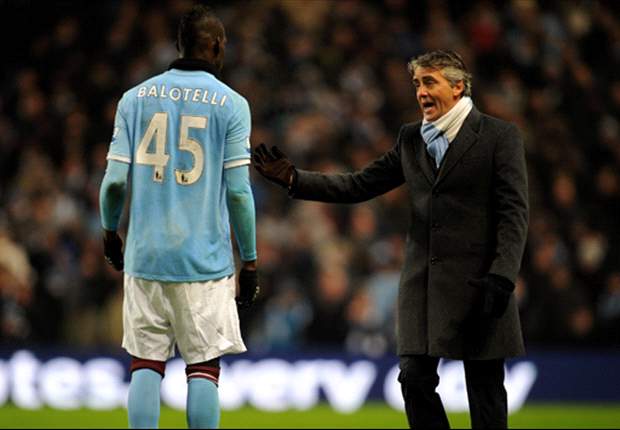 'We can put Mario Balotelli in jail' jokes Manchester City manager Roberto Mancini after spat with Rio Ferdinand & Anderson at Wembley