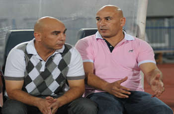 حسام حسن وإبراهيم حسن - الجهاز الفني للزمالك