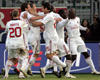 Milan celebrating - Cagliari-Milan - Serie A (Getty Images)