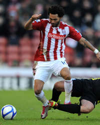 FA Cup,Jermaine Pennant,Stoke City vs Cardiff City(Getty Images)