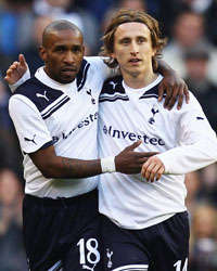 FA Cup - Tottenham Hotspur vs Charlton Athletic, Jermain Defoe and Luka Modric(Getty Images)