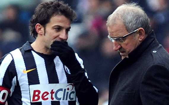 Del Piero & Del Neri - Juventus (Getty Images)