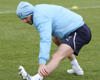 David Beckham arrives for Tottenham Training(Getty Images)
