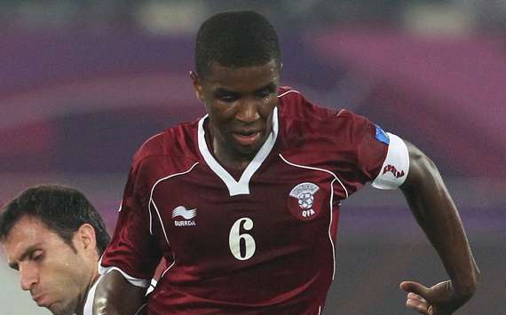 Bilal Mohhamed, Qatar vs Uzbekistan (Getty Images)