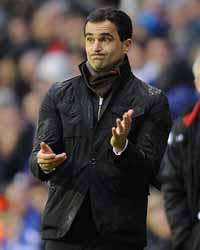 EPL - Wigan Athletic vs Fulham, Roberto Martinez(Getty Imagres)