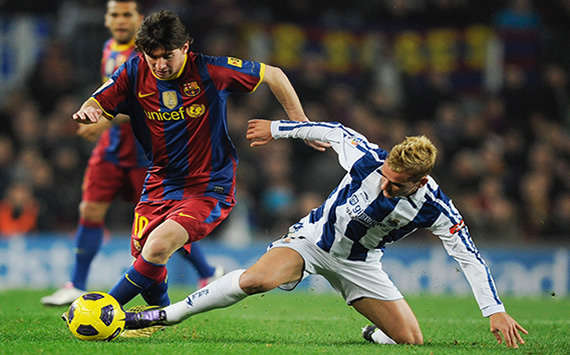 Liga BBVA: Antoine Griezmann, Lionel Messi (Getty images) 