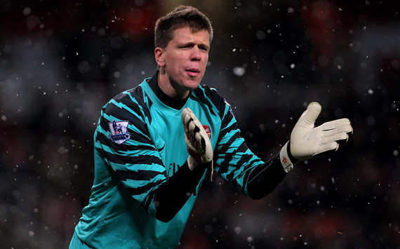 Carling Cup,Wojciech Szczesny,Arsenal vs Wigan Athletic(Getty Images)