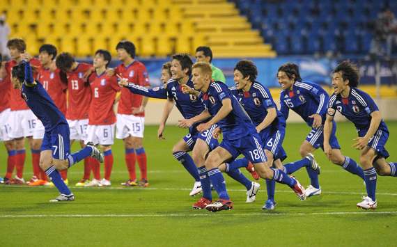 Japan vs South Korea, Asian Cup 2011 (Getty Images)