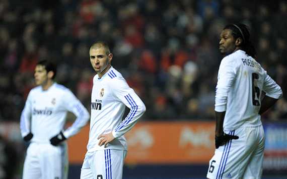 Kaká, Benzema, Adebayor (Real Madrid)