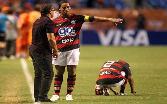 Luxemburgo e Ronaldinho - Flamengo X Nova Iguaçu (Mauricio Val VIPCOMM)