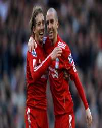 EPL : Raul Meireles - Lucas, Liverpool v Wigan Athletic(Getty Images)