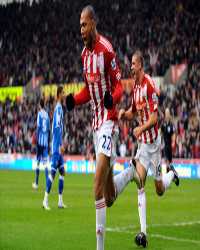 John Carew & Jonathan Walters celebrate during Stoke City's FA Cup win over Brighton (Getty Images)