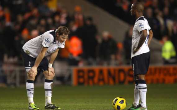 EPL - Blackpool vsTottenham, Roman Pavlyuchenko and Jermain Defoe(Getty Images)