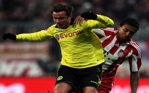 Bundesliga Bayern München - Borussia Dortmund: Mario Götze & Luiz Gustavo