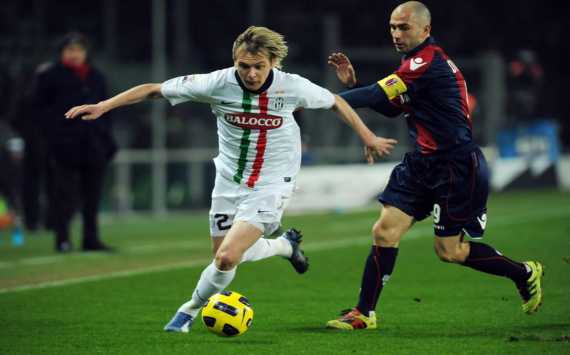 Milos Krasic (J), Marco Di Vaio (B) - Juventus-Bologna - Serie A (Getty Images)