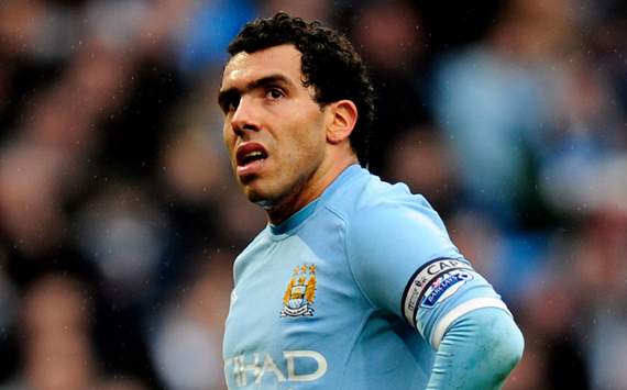 EPL : Carlos Tevez, Manchester City v Fulham