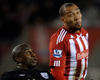 EPL - Stoke City vs West Bromwich, John Carew and Youssouf Mulumbu