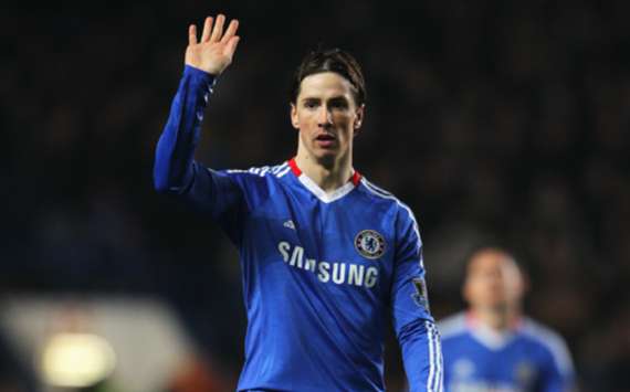 EPL :Fernando Torres, Chelsea v Manchester United 