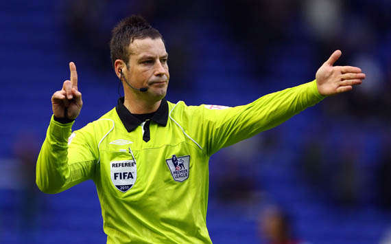 Referee Mark Clattenburg