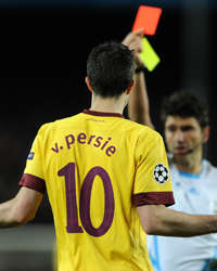 UEFA Champions League  - Barcelona vs Arsenal,Robin van Persie