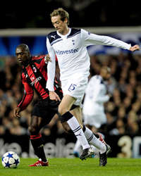 Peter Crouch - Tottenham Hotspur & Clarence Seedorf - AC Milan (Getty Images)