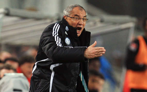 Bundesliga: Felix Magath, Stuttgart v Wolfsburg
