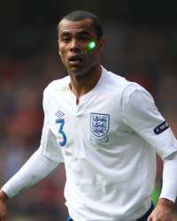 EURO 2012, Wales v England, Ashley Cole