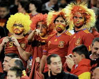 Spain supporters