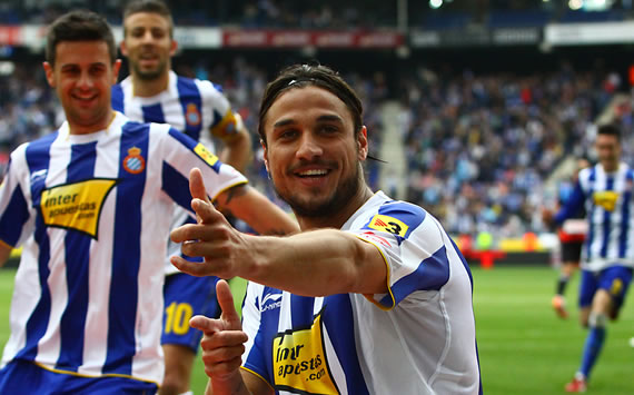 Pablo Osvaldo, Espanyol, Racing Santander (Marc Ibáñez, Goal.com)
