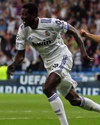 UEFA Champions League :  Emmanuel Adebayor , Real Madrid v  Tottenham